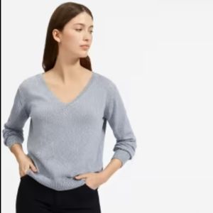 Everlane Soft Cotton V-Neck sweater